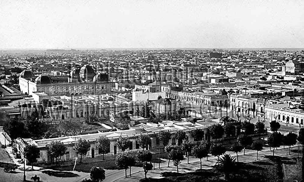 Calle 50 en una vista del pasado, Ciudad de La Plata Argentina.