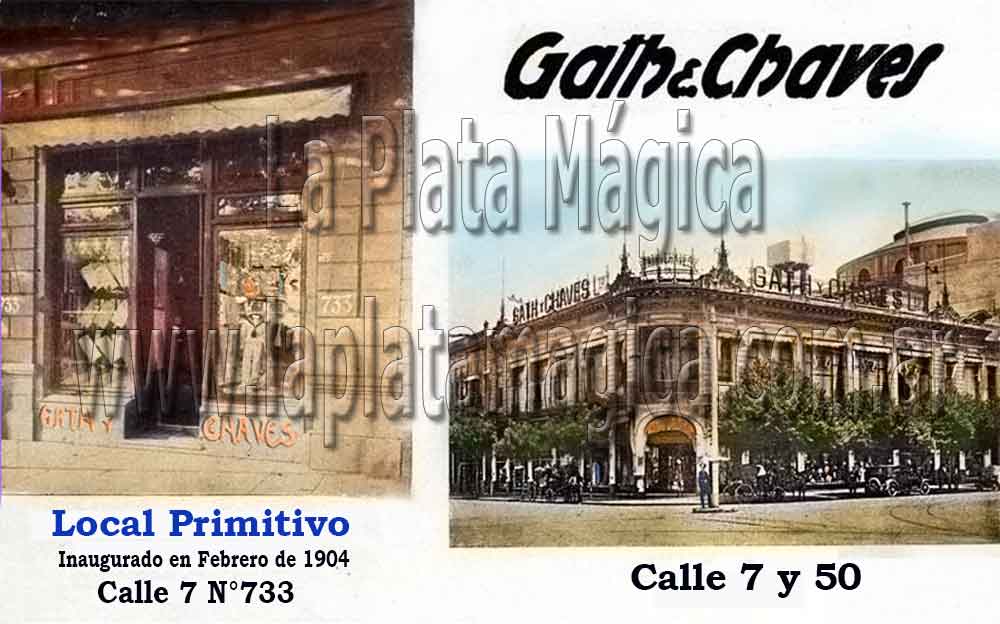 Tradicional casa Gath y Chaves. ciudad de La Plata Argentina.