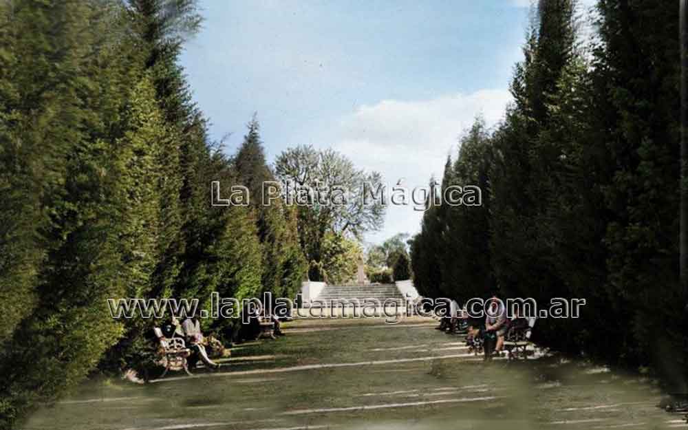 Sector del Parque Saavedra en una foto del pasado.