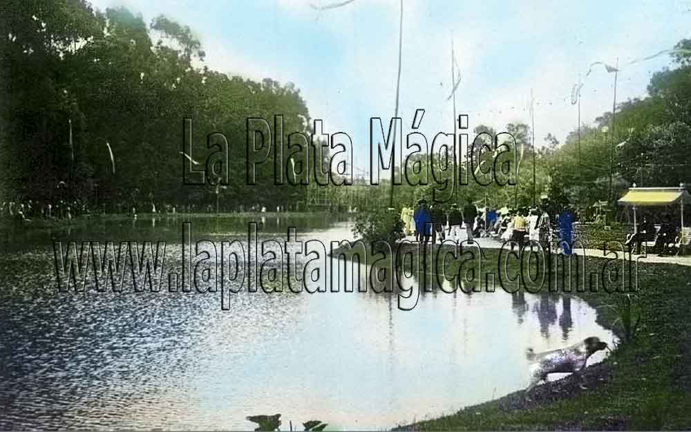 Inauguración del Lago del Bosque. Año 1906.