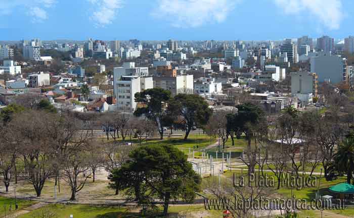 Plaza de la ciudad de La Plata.