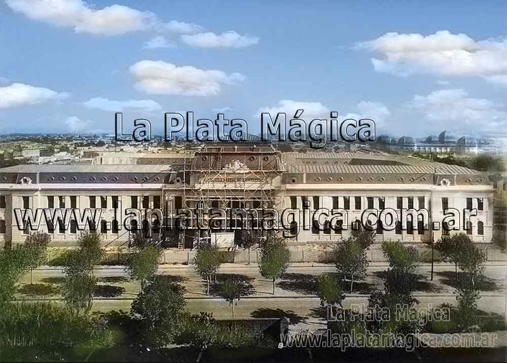 Vista del Normal Nacional sobre calle 51 en marzo del año 1929.