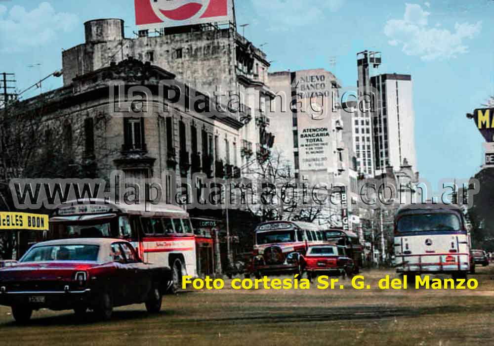 Vista de la Diagonal 80 y su gran movimiento automotor.